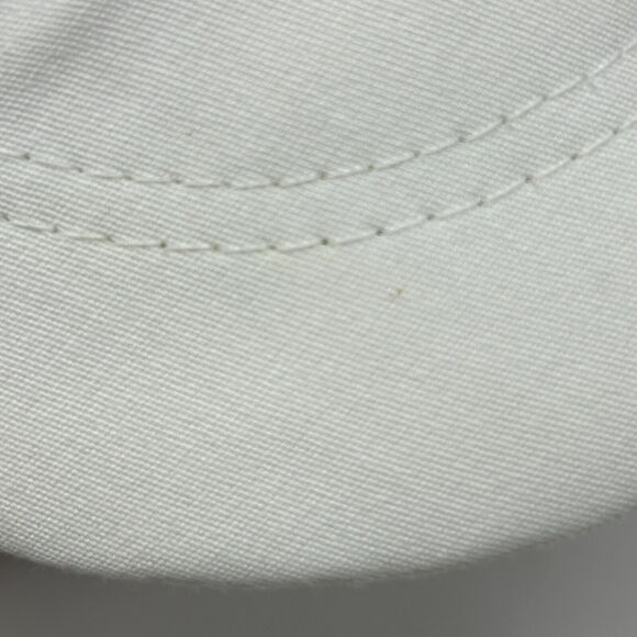 Vintage Ping Karsten Golf Visor Hat Cap Golfing Golfer USA Made Strapback White - Picture 8 of 15